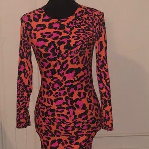 COPY - Midi Animal Print Bodicon Dress